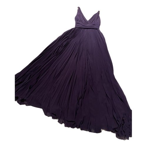 Pre-owned Tara Jarmon Maxi Dress In Purple