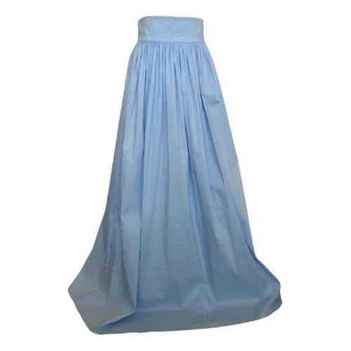 Pre-owned Trussardi Maxi Skirt In Blue
