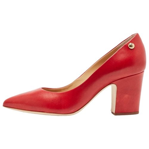 Pre-owned Giuseppe Zanotti Leather Heels In Red