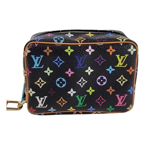 Pre-owned Louis Vuitton Wapity Clutch Bag In Black