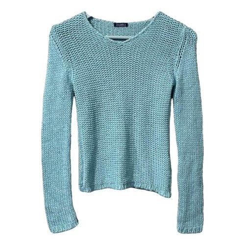 Pre-owned Malo Jumper In Turquoise
