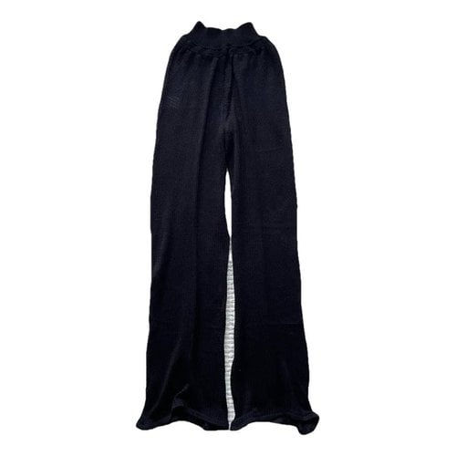 Pre-owned Lado Bokuchava Trousers In Black