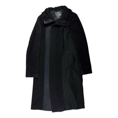 Pre-owned Undercover Wool Coat In Black