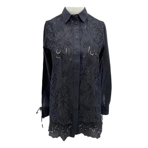 Pre-owned Ermanno Scervino Shirt In Black