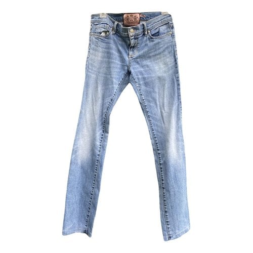 Pre-owned Juicy Couture Bootcut Jeans In Blue
