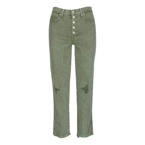 Pre-owned 7 For All Mankind Jeans In Green