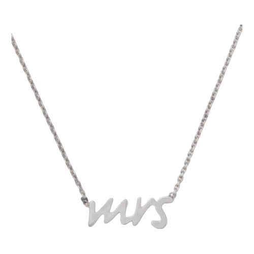 Pre-owned Kate Spade Necklace In Silver