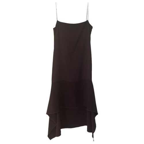 Pre-owned Dion Lee Mid-length Dress In Burgundy