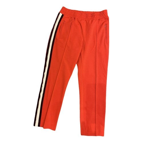 Pre-owned Sandro Spring Summer 2020 Trousers In Red