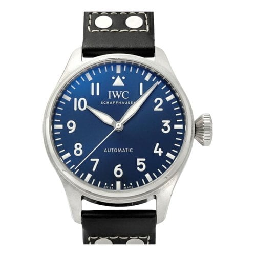 Pre-owned Iwc Schaffhausen Pïlot Watch In Blue