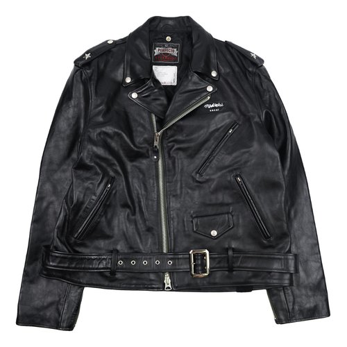 Pre-owned Sacai Leather Jacket In Black