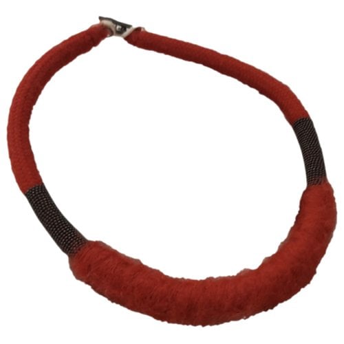 Pre-owned Brunello Cucinelli Necklace In Red