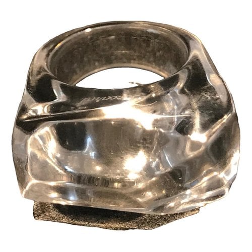 Pre-owned Baccarat Crystal Ring In Other