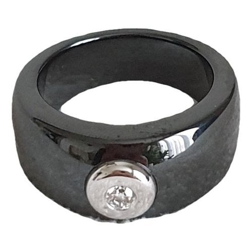 Pre-owned Mauboussin Ceramic Ring In Black