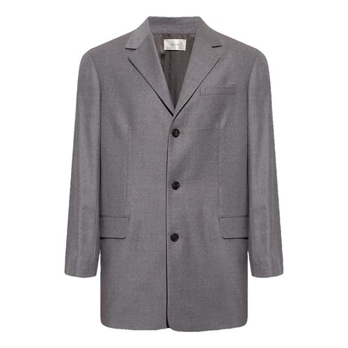 Pre-owned The Row Wool Jacket In Grey