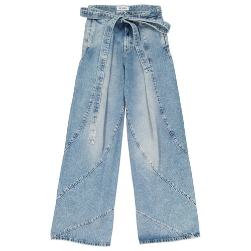 Pre-owned Attico Large Jeans In Blue
