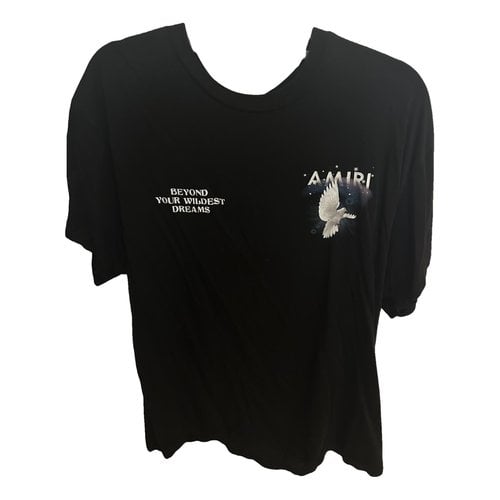 Pre-owned Amiri T-shirt In Black