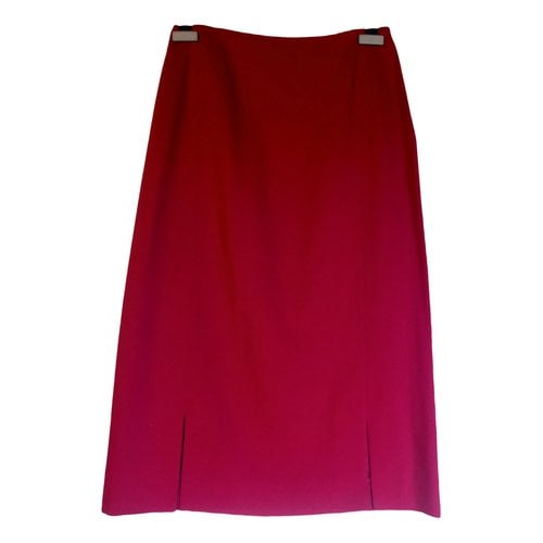 Pre-owned Patrizia Pepe Skirt In Burgundy