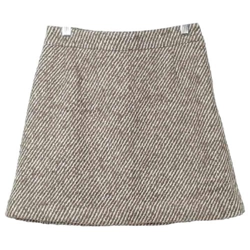 Pre-owned Paul & Joe Mini Skirt In Brown