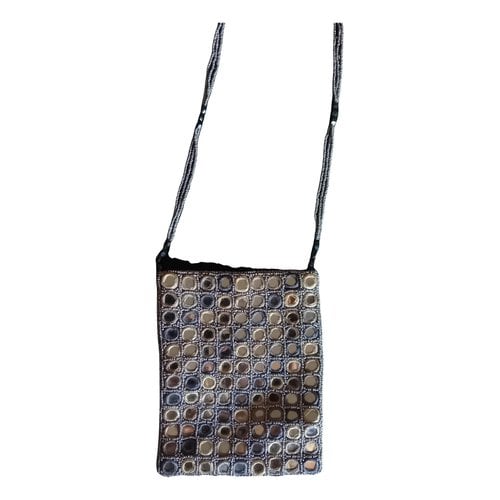 Pre-owned Antik Batik Silk Handbag In Silver