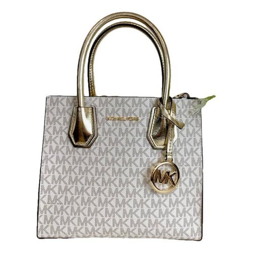Pre-owned Michael Kors Leather Bag In White