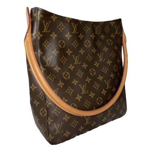 Pre-owned Louis Vuitton Looping Leather Tote In Brown