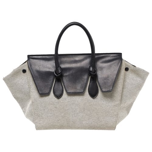 Pre-owned Celine Leather Tote In Black