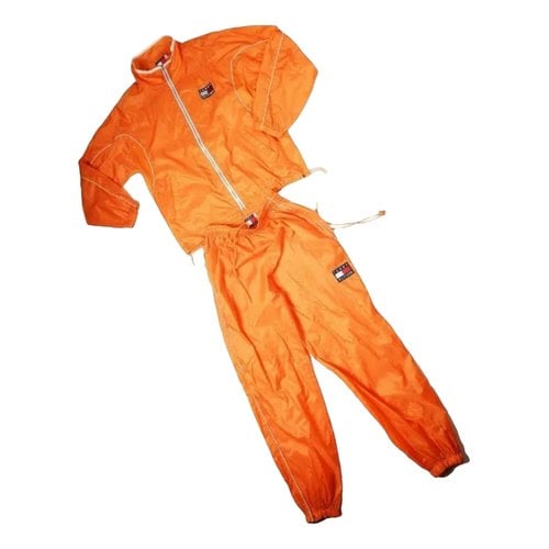 Pre-owned Tommy Hilfiger Jacket In Orange