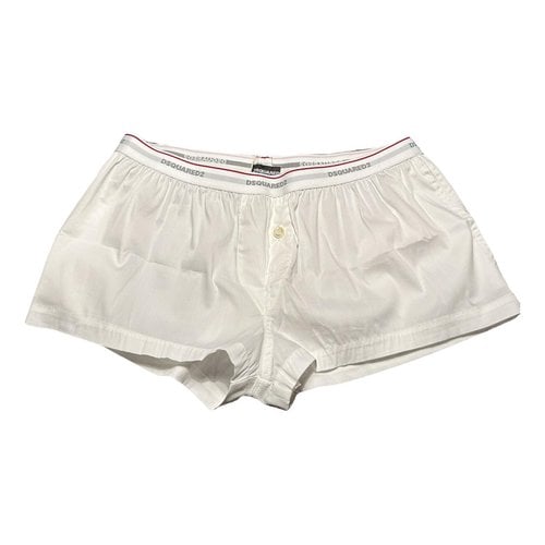 Pre-owned Dsquared2 Shorts In White