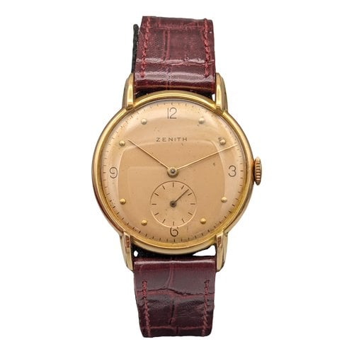 Pre-owned Zenith Classique Pink Gold Watch