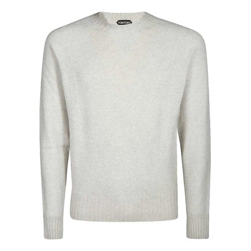 Pre-owned Tom Ford Cashmere Pull In Grey
