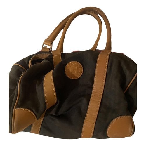 Pre-owned Fendi Cloth Handbag In Brown
