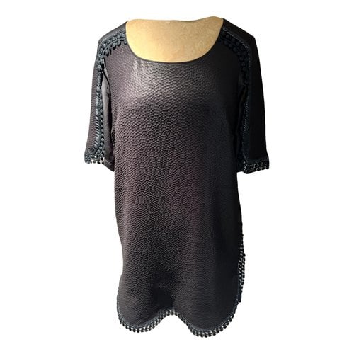 Pre-owned Cotélac Mini Dress In Black