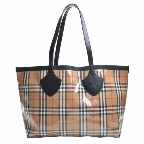 Pre-owned Burberry Tote In Brown