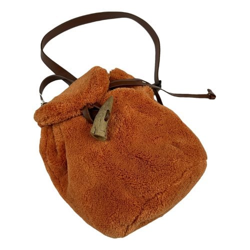 Pre-owned Acne Studios Leather Handbag In Orange