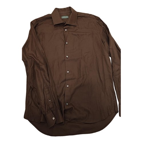 Pre-owned Roberto Verino Shirt In Brown