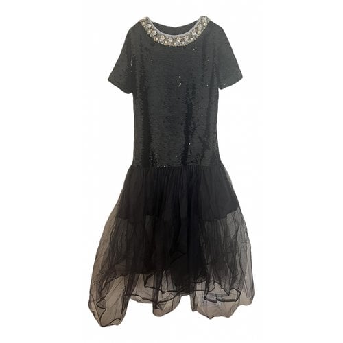 Pre-owned Ashish Mid-length Dress In Black