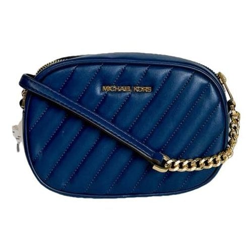 Pre-owned Michael Kors Leather Bag In Blue