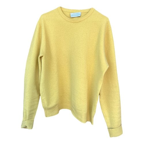 Pre-owned Ballantyne Wool Pull In Yellow
