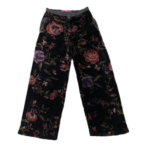 Pre-owned Emanuel Ungaro Straight Pants In Multicolour