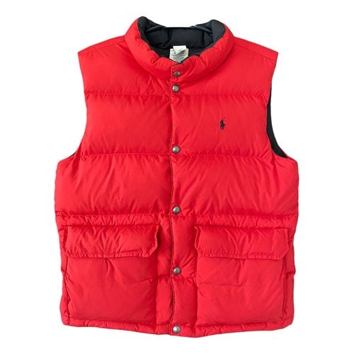 Pre-owned Ralph Lauren Wool Vest In Red