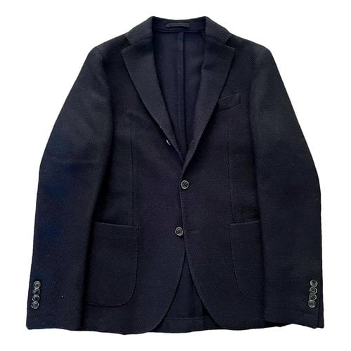 Pre-owned Altea Wool Vest In Blue