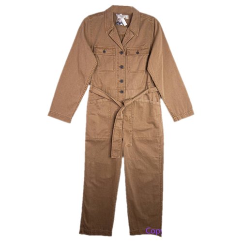 Pre-owned Madewell Jumpsuit In Camel