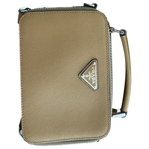 Pre-owned Prada Leather Bag In Brown