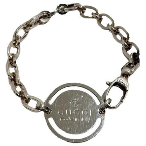 Pre-owned Gucci Bracelet In Silver