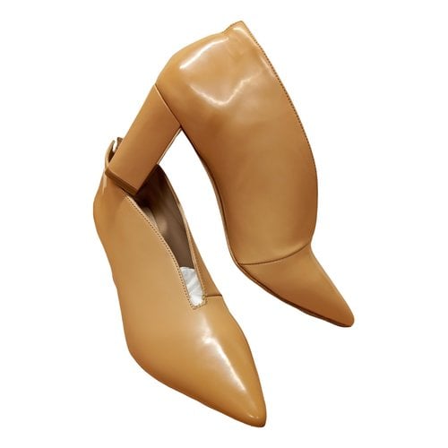 Pre-owned Drome Leather Heels In Beige