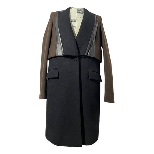 Pre-owned Givenchy Wool Coat In Brown