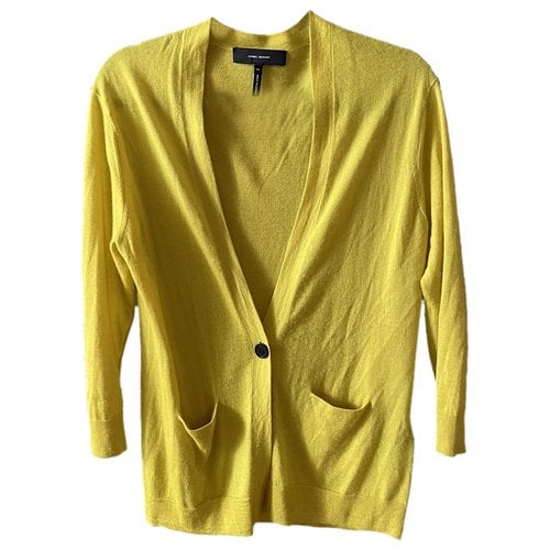 Pre-owned Isabel Marant Cashmere Cardigan In Yellow