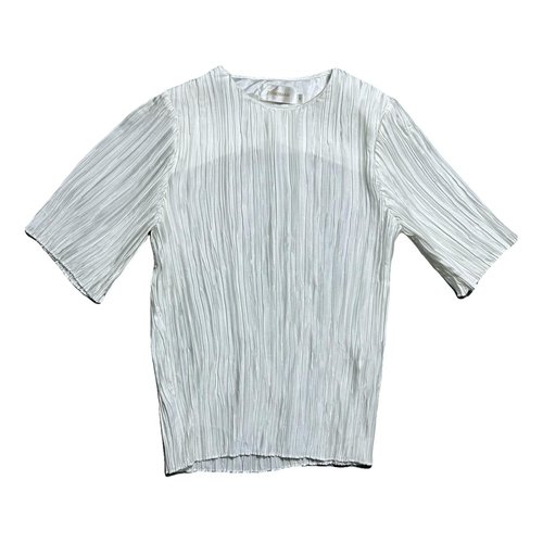 Pre-owned Zimmermann Blouse In White