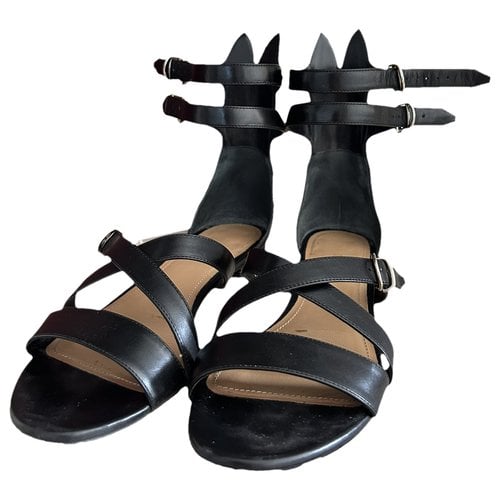 Pre-owned Bally Leather Sandal In Black